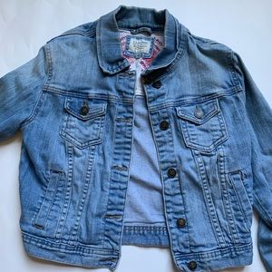 Crop denim jacket